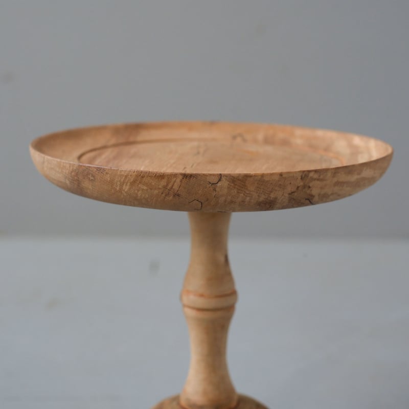 古雑貨アンティーク品◾️木製無垢材 大きなサイズ 木製コンポート皿 飾り台 古雑貨アンティーク品◾️木製無垢材 大きなサイズ 木製コンポート皿