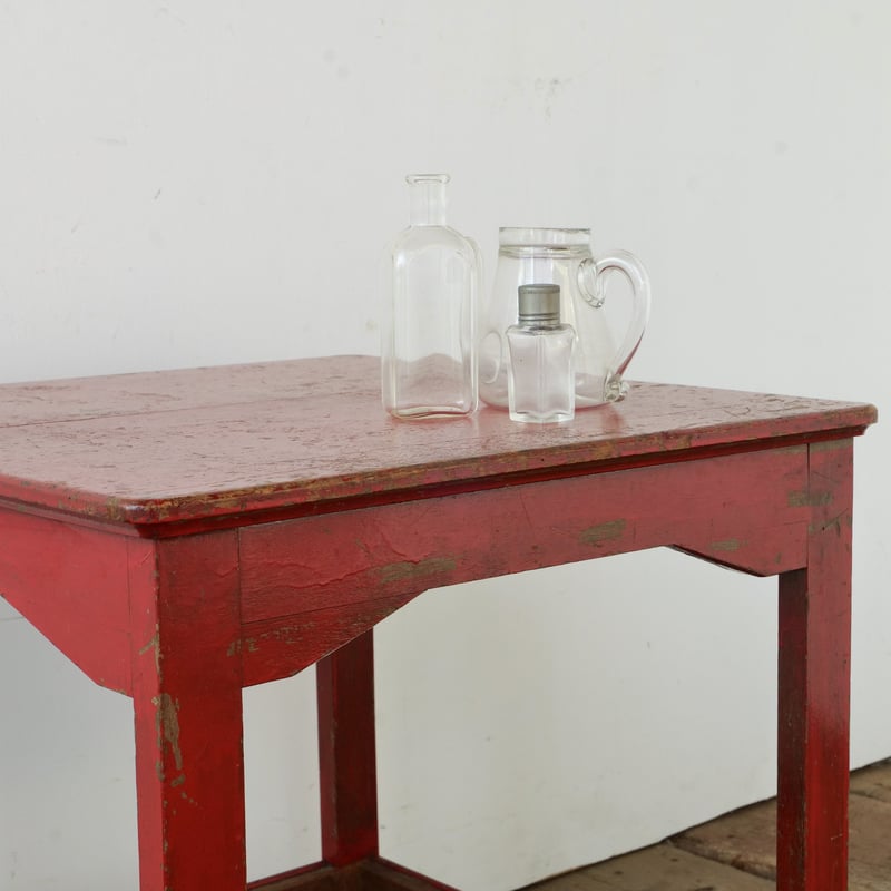 【8月お値下げ☆】ライオン脚・アンティーク飾り棚 深い赤色 ジャンセン エンパイアスタイル 猫脚 ブックシェルフ 幅103cm/ 本棚