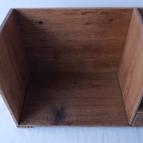 本立て 白い摘み抽斗 Book rack　/st.502