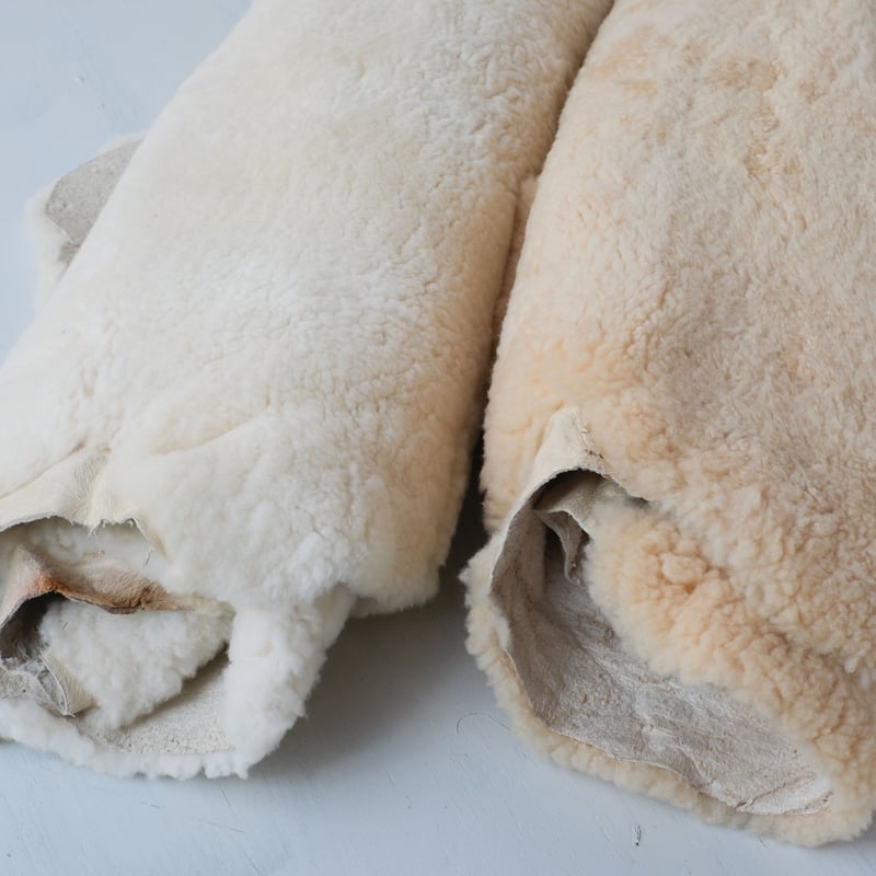 オーストラリア製・生成色のリアルムートンラグ/st.916 | SLOWHAND