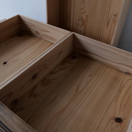 引戸の茶道具棚 飾り棚 /sk.369