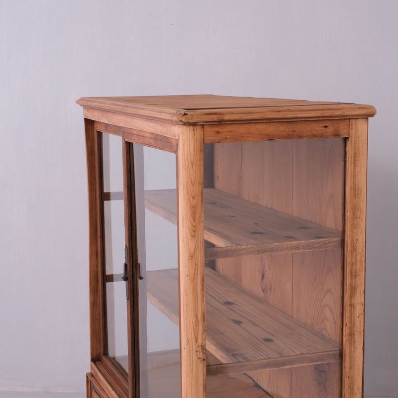 ゆらゆらガラスのショーケース（抽斗2杯付き）/sa.994 | SLOWHAND