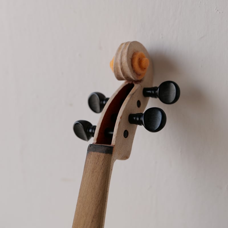 アンティークバイオリン　マット　塗装剥がれ　壁飾り　現状品　ヴァイオリン Viola 