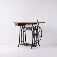 西ドイツ ADLER社 アンティークミシンテーブル リメイク品/sa.1042