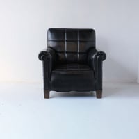 腰掛けたくなる包容力の黒いソファー【A】/sa.998