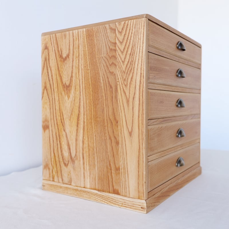 レトロ 卓上小引き出し 抽斗 6杯 収納 小物入れ レターケース B6 木製