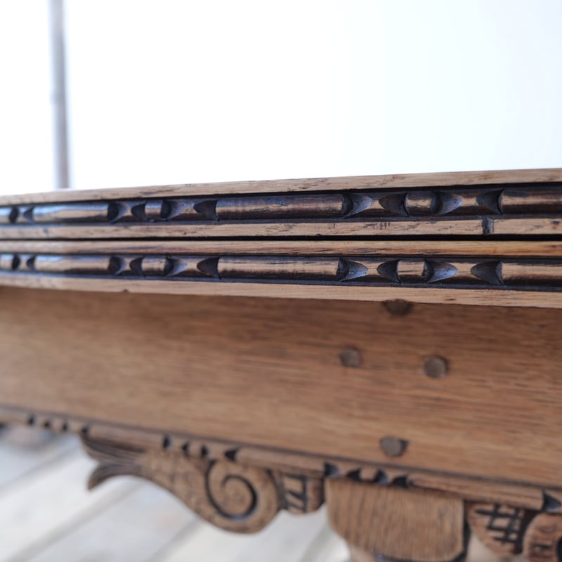 ドロップリーフテーブル　アンティーク　剥離 Drop Leaf Table / ドロップ リーフ テーブル〈ダイニング