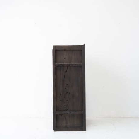 ブラックと木目のコントラストが映える 小ぶりな水屋/sa.1083