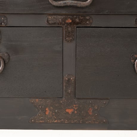 100年の時を引き継ぐ 和箪笥リメイクキャビネット【BLACK】/st.1110