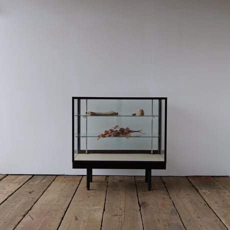 Iron frame 脚付きショーケース brown/全国配送◎ /店舗引取◎