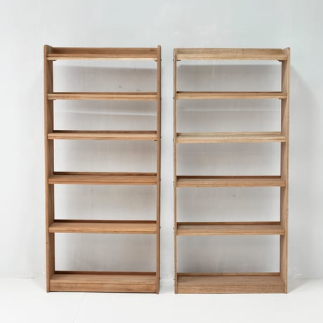 お気に入りを並べて眺めたい ゆとりある6段の木製本棚/sa.1131'D
