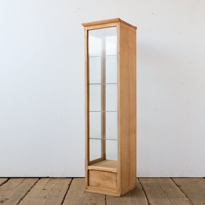 ゆらゆらガラスの背高5段ショーケース /sk.813 | SLOWHAND DEPARTMENT