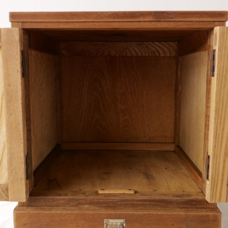 電話台をリメイクした木製開き戸収納ボックス /st.725 | SLOWHAND