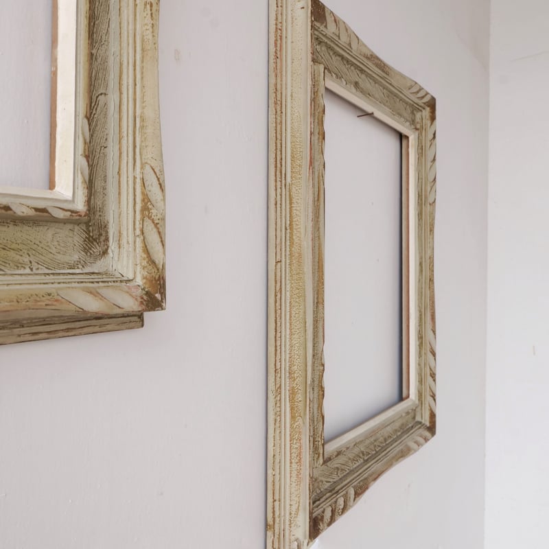 イギリスアンティーク額縁2個 時の色を映す アンティーク額縁 2点組 /st.788 | SLOWHAND DEPARTMENT