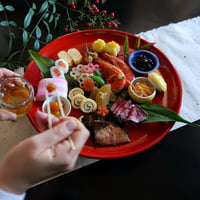 うるし 高台 丸盆 時代物