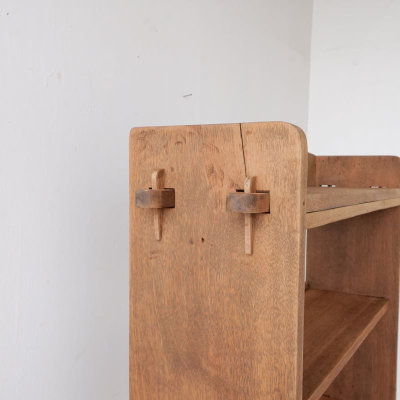 昭和レトロ　木製本棚　くさび式　棚5段　② 5段楔の本棚 /sk.789 | SLOWHAND DEPARTMENT