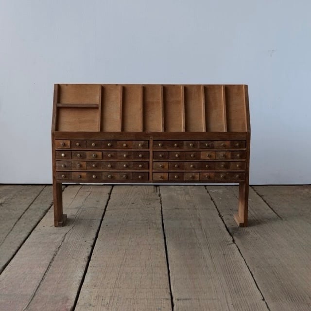 48杯の抽斗 活版印刷棚 /sk.323 | SLOWHAND DEPARTMENT