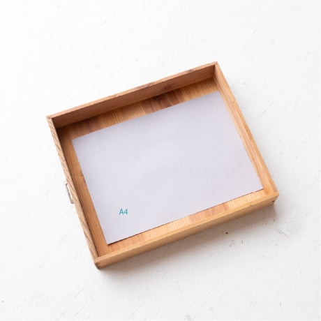 A4サイズOK！職人の手仕事が感じられる 5杯の木製小抽斗/st.1246