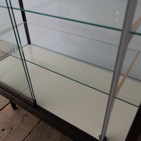 Iron frame 脚付きショーケース brown/全国配送◎ /店舗引取◎