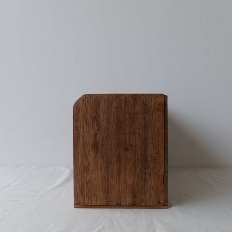 本立て 白い摘み抽斗 Book rack　/st.502