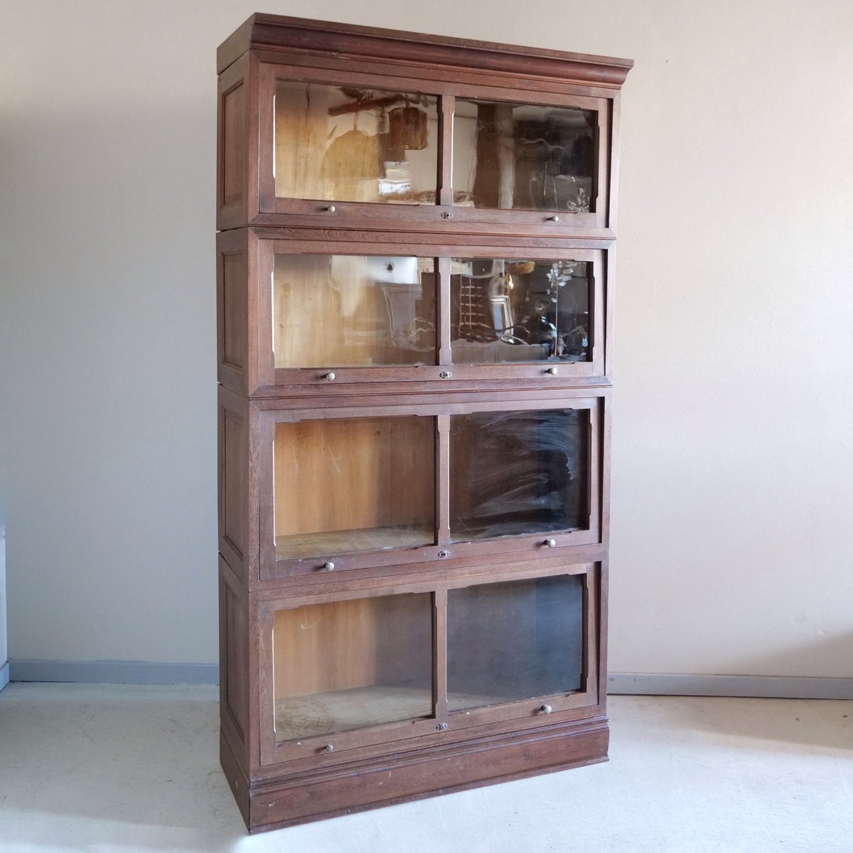 飾り棚ゆらゆらガラスアンティーク骨董