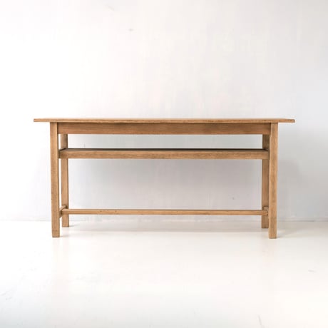 隣り合って同じ景色を眺めたい 棚板を備えたロングテーブル/sa.1107'D