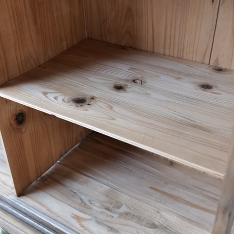 引戸の茶道具棚 飾り棚 /sk.369