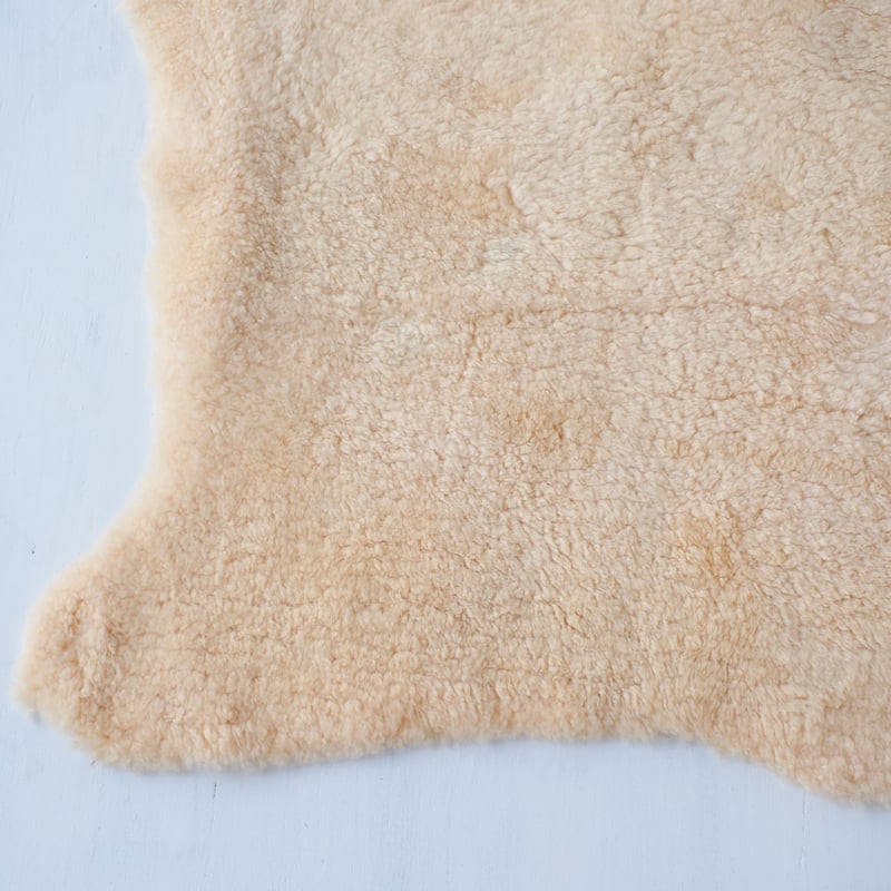 オーストラリア製・生成色のリアルムートンラグ/st.916 | SLOWHAND