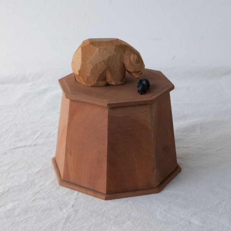 1935年製のけやきの木でできた八角形の飾り台【A】/st.774 | SLOWHAND