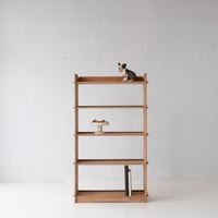 古道具らしい佇まいに惹かれる シンプルな五段のくさび式本棚/sa.1190'C