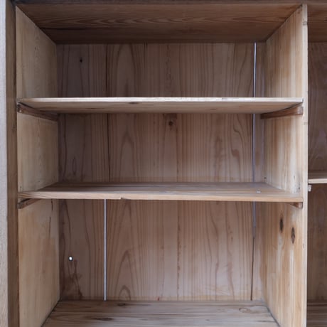 引戸の茶道具棚 飾り棚 /sk.369
