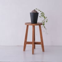 家具職人が作った丸スツール / st.996