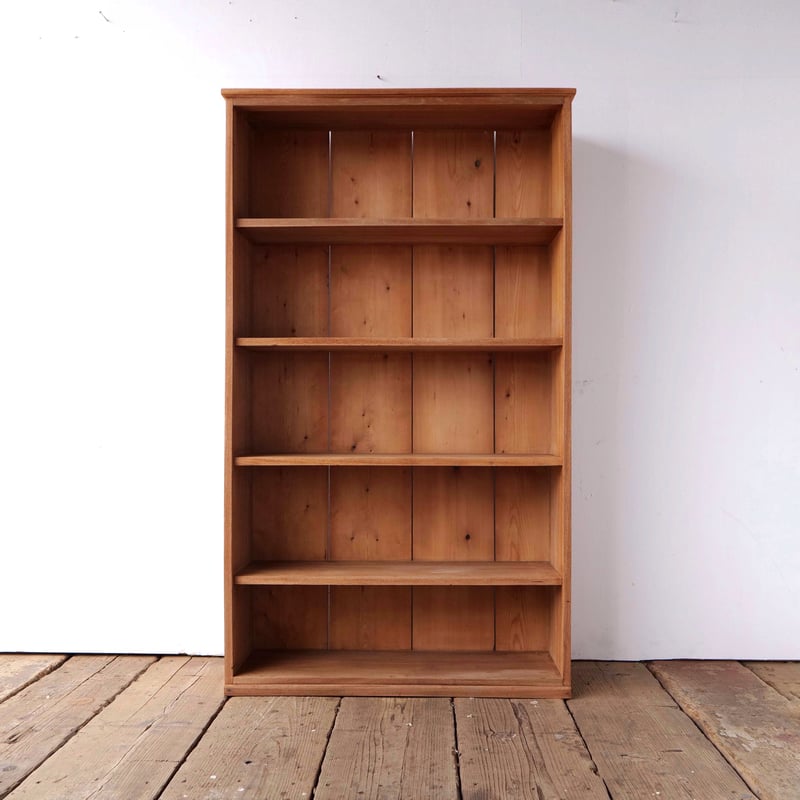 手仕事の温もり漂うヴィンテージ木製5段棚/sk.752 | SLOWHAND DEPARTMENT