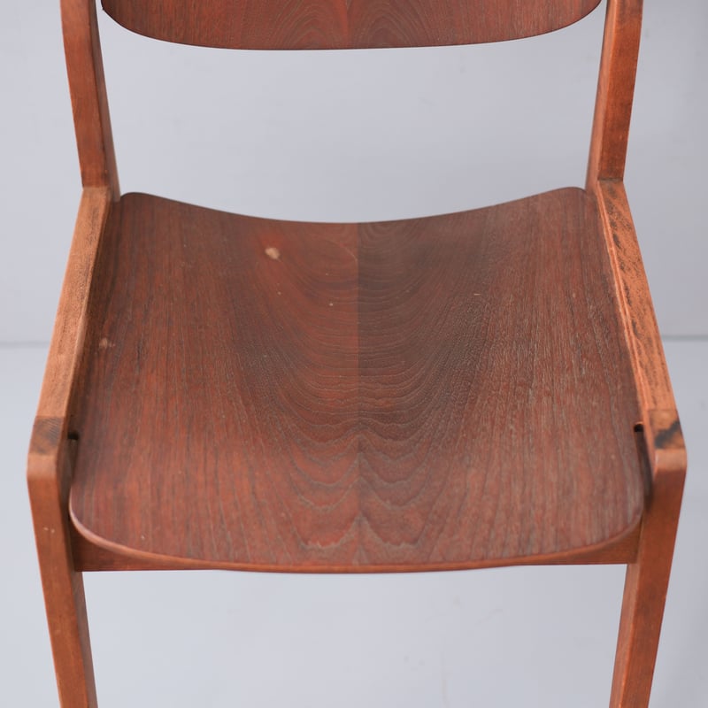 天童木工「水之江忠臣」デザイン・ビンテージブックチェア/sa.897