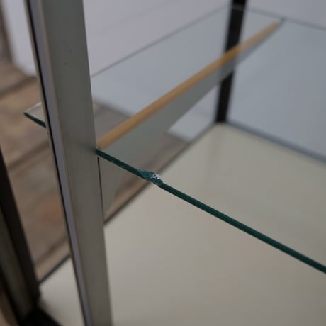 Iron frame 脚付きショーケース brown/全国配送◎ /店舗引取◎