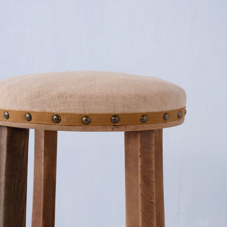 座面を張り替えた1950年代の木製スツール/st.931