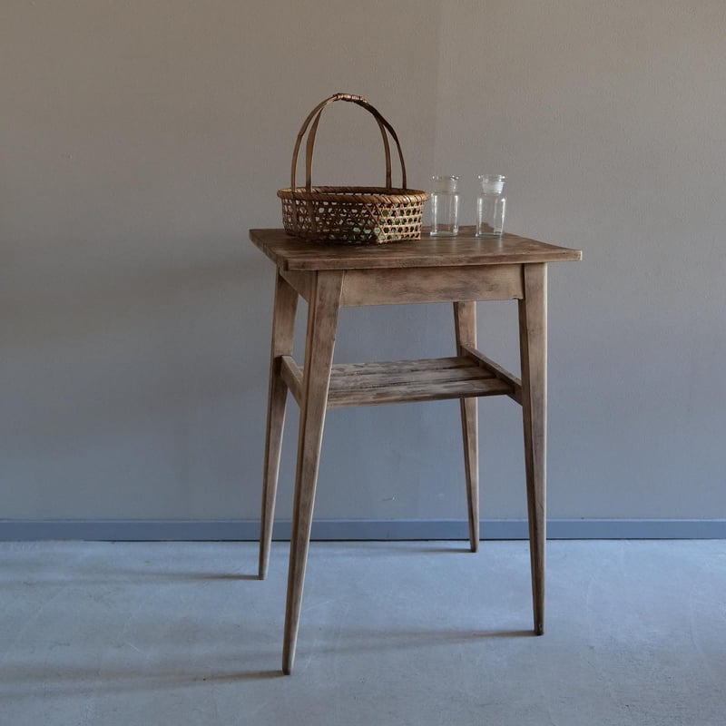白木サイドテーブル | SLOWHAND DEPARTMENT 