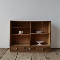 引戸の茶道具棚 飾り棚 /sk.369