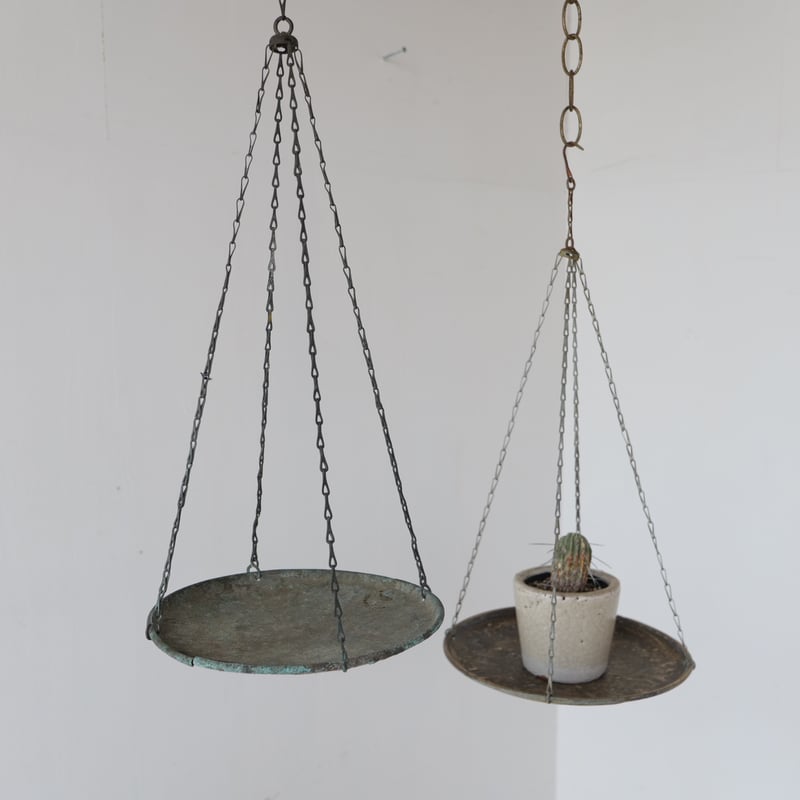 アンティーク吊り下げ天秤皿リペア