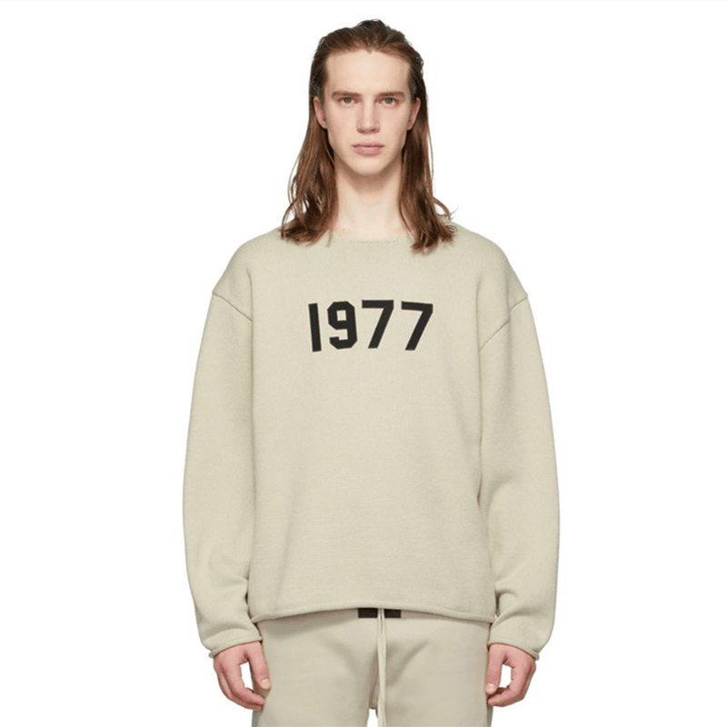 24H限定 エッセンシャルズ FOG 22AW 1977 ローエッジ ニット セーター