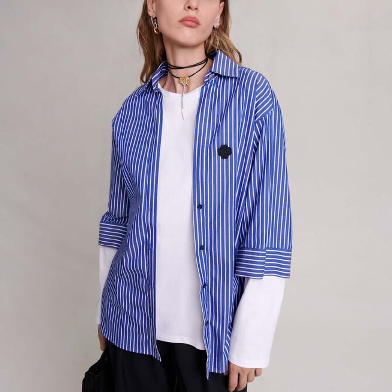 Maje マージュT-SHIRT SHIRT トップス $325 | RUNWAY NY
