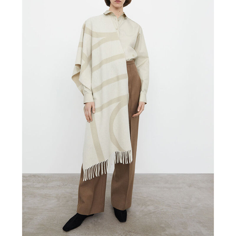 TOTEME　トーテム　Monogram jacquard wool scarf 　スカーフ　定価$300