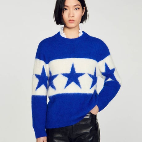 SANDRO サンドロ　Starry knit sweaterトップス　定価$395