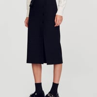 sandro　サンドロ  Tweed midi skirtスカート　定価$325