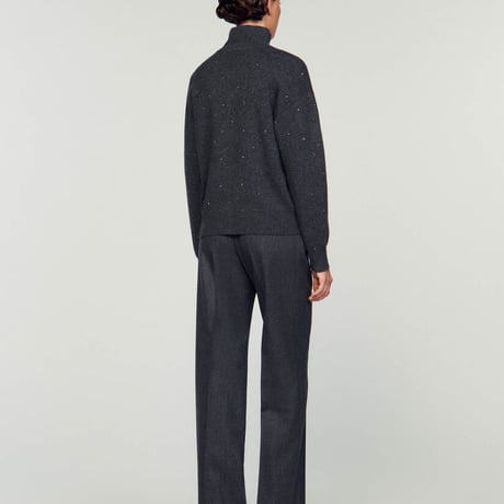 SANDRO サンドロ　Half-zip sweaterトップス　定価$415