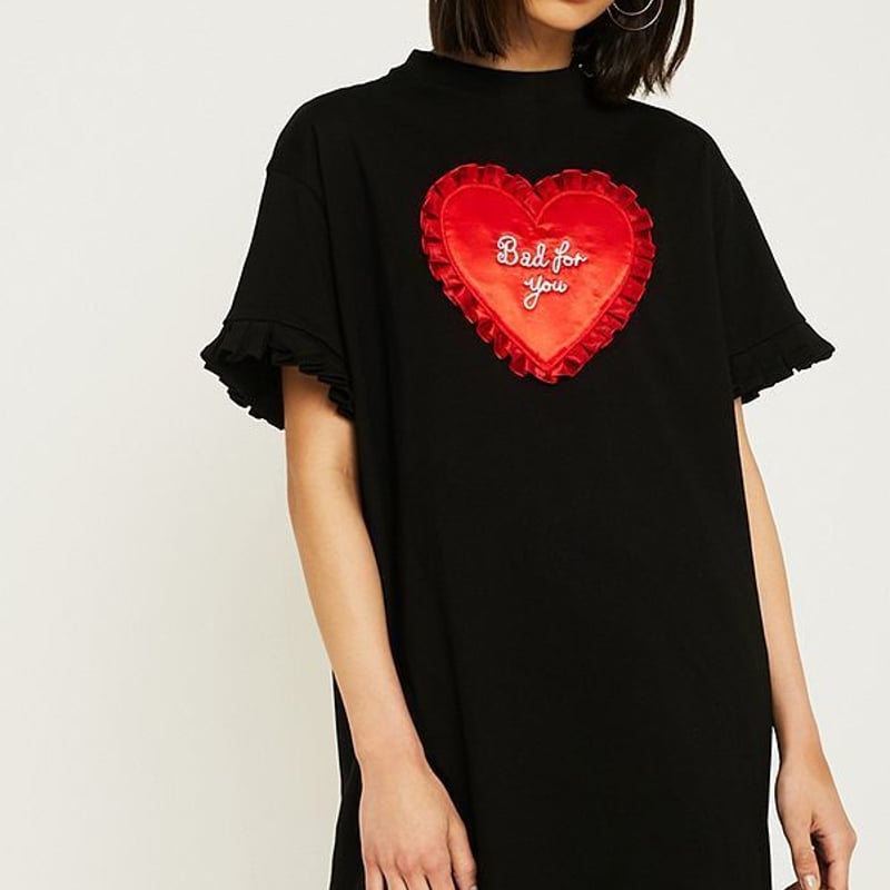 LAZY OAF Lazy Oaf Bad For You T-Shirt Dress |