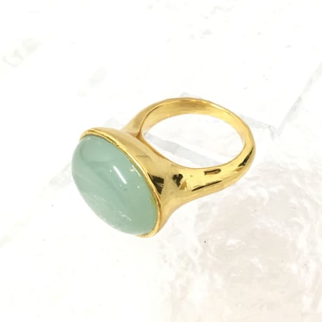 Aqua Glass Ring