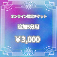 【追加５分】オンライン鑑定チケット