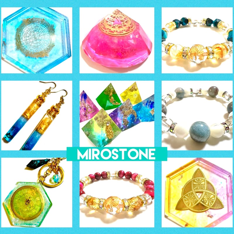 波動の上昇☆キューブ型オルゴナイトのナスカンキーホルダー③（メモリーオイル封入） 波動の上昇☆キューブ型オルゴナイトのナスカンキーホルダー③