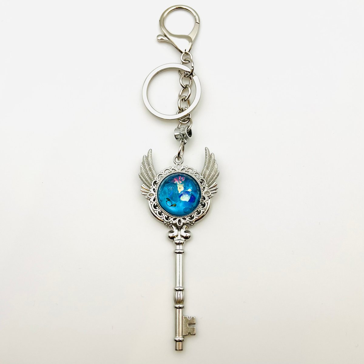 願いを叶えるサポート！】魔法の鍵のオルゴナイトキーチャーム